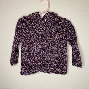 Tucker + Tate Knit Heather Purple Cardigan Size 12m